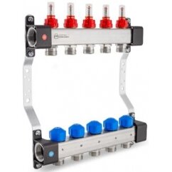 Grindinio šildymo kolekt. su debit. ir pav.vožtuvais InoxFlow UFS-10; žiedų sk. 10; ilgis 540 mm