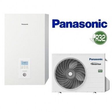 PANASONIC ŠILUMOS SIURBLYS ORAS-VANDUO 3kW WH-SDC0305J3E5/WH-UD03JE5