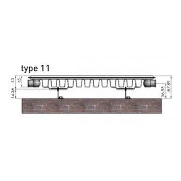 Radiatorius TERMOLUX 11x500x500 apat.pajungimo 2