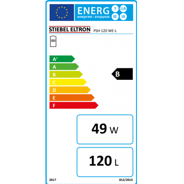 Vertikalus kombinuotas vandens šildytuvas Stiebel Eltron PSH 120 WE-L, jungimas kairėje pusėje, 120L 4